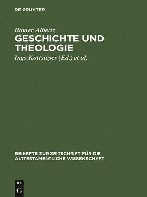 cover image of Geschichte und Theologie